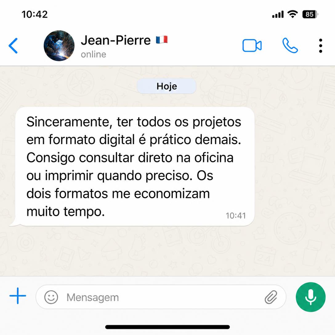 Depoimento de cliente 1